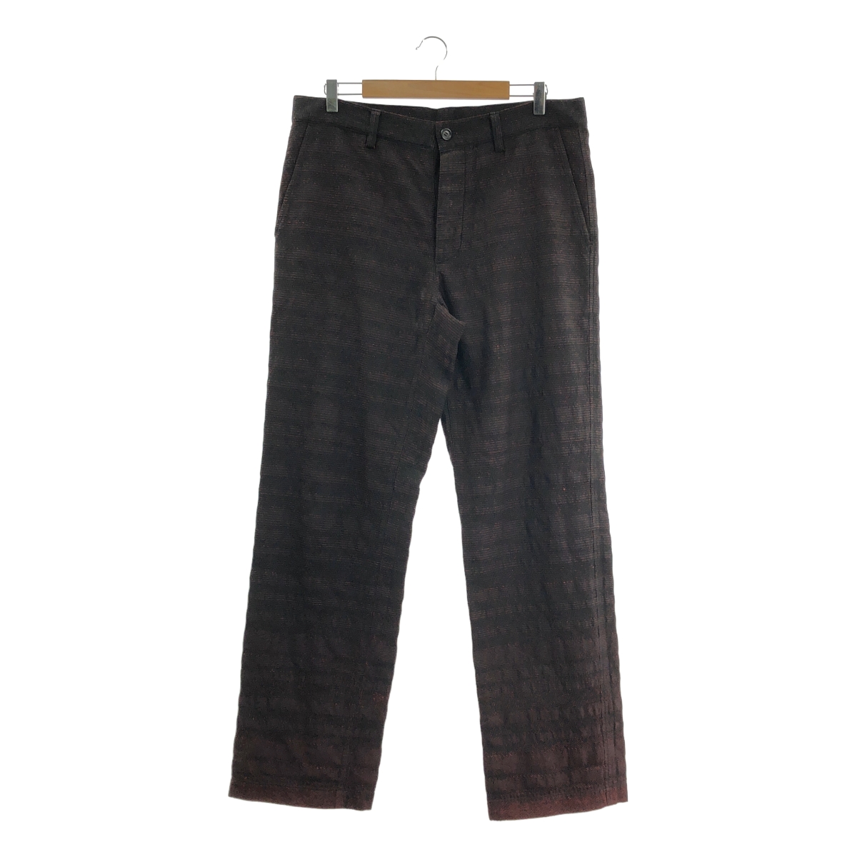 ISSEY MIYAKE A-POC / イッセイミヤケエーポック | ボーダー ジャガード グラデーション スラックス | 3 | メンズ