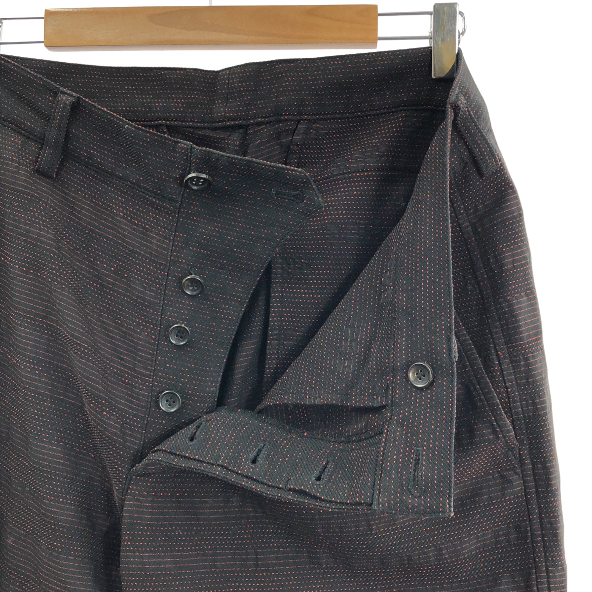 ISSEY MIYAKE A-POC / イッセイミヤケエーポック | ボーダー ジャガード グラデーション スラックス | 3 | メンズ