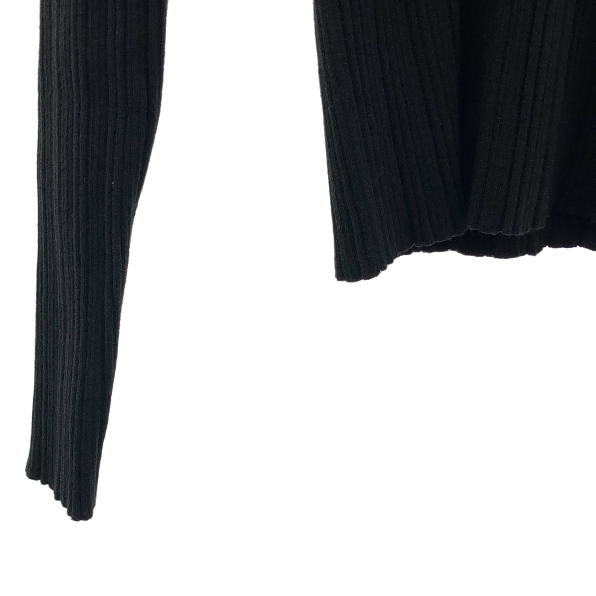 LE CIEL BLEU / ルシェルブルー | Rondom Rib Twist Knit / ランダム リブ ツイスト ウール ニット | 36 | レディース