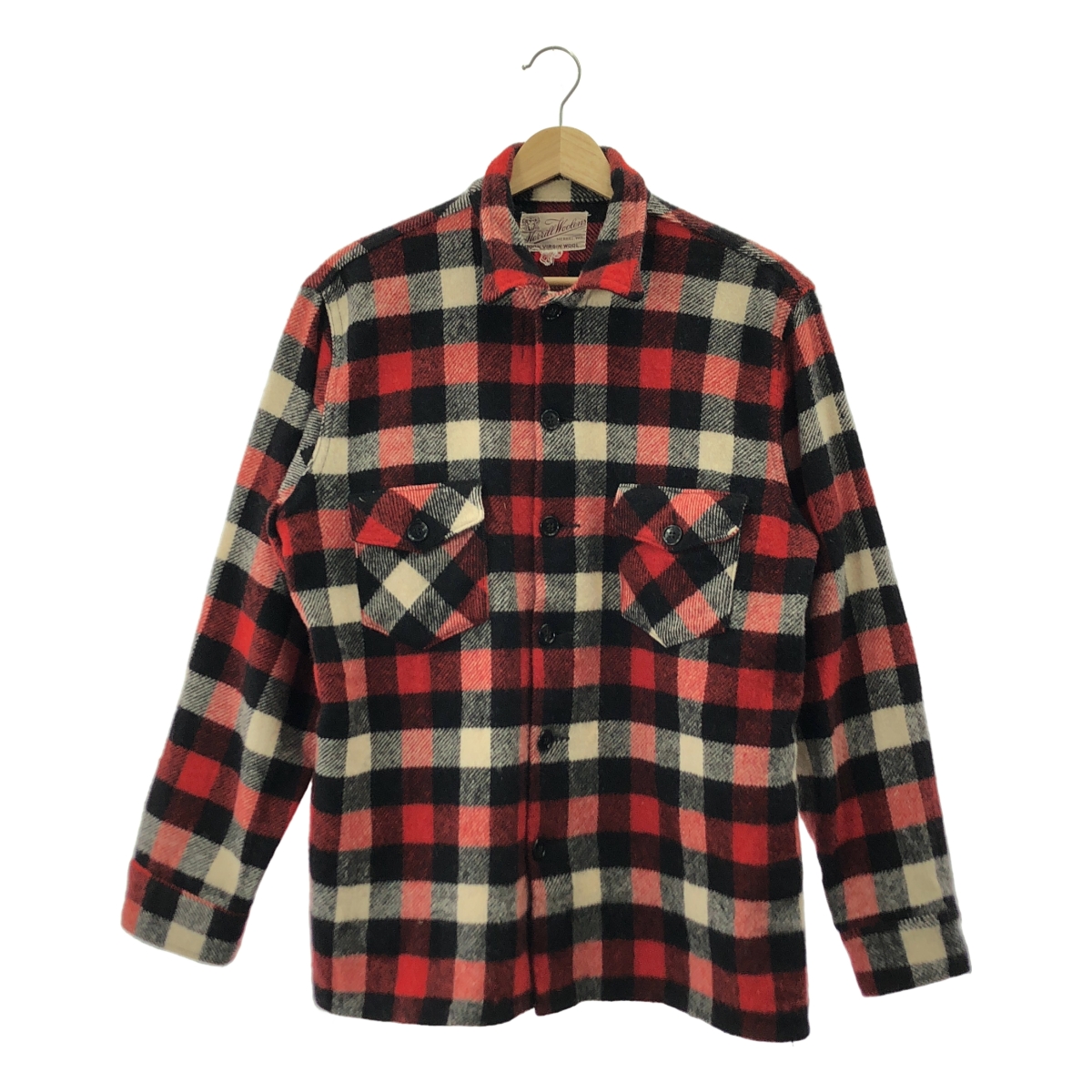 VINTAGE / ヴィンテージ古着 | 1950s | MERRIL WOOLEN MILLS メリル ウーレンミルズ / ウール チェック シャツ |