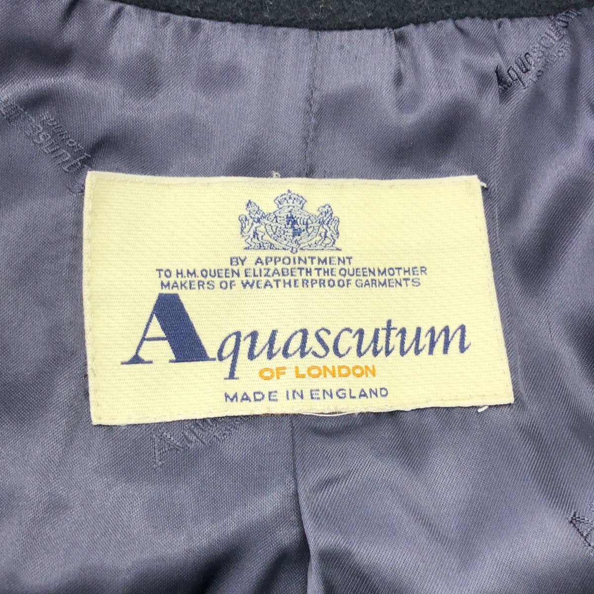 AQUASCUTUM / アクアスキュータム | ウール ステンカラー ラグランスリーブ コート |