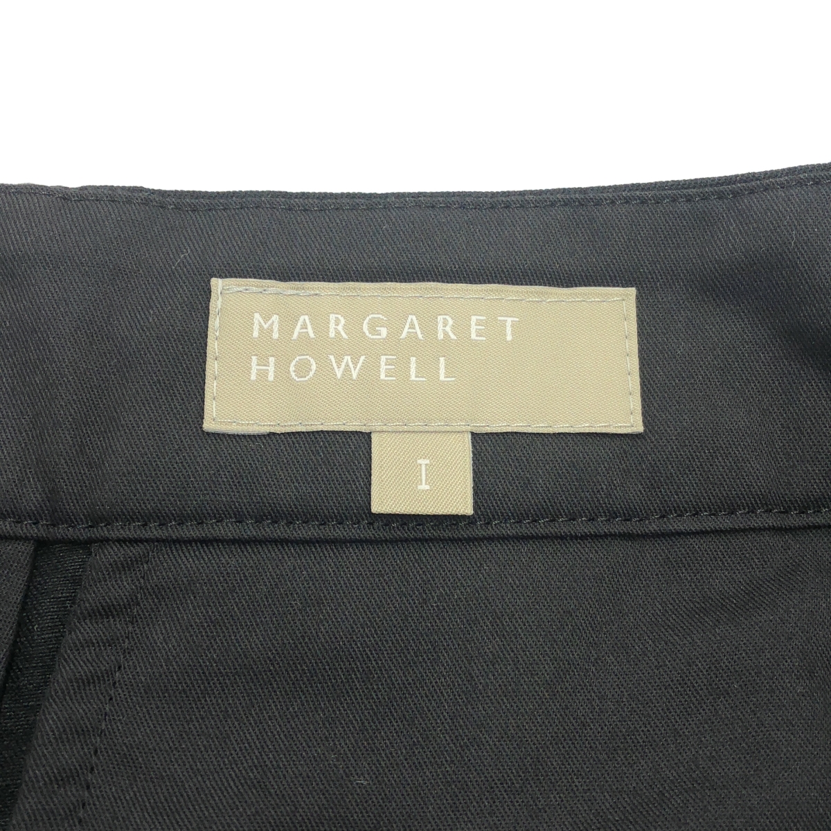 MARGARET HOWELL / マーガレットハウエル | リネン コットン ドローストリング ストレートパンツ | 1 | レディース