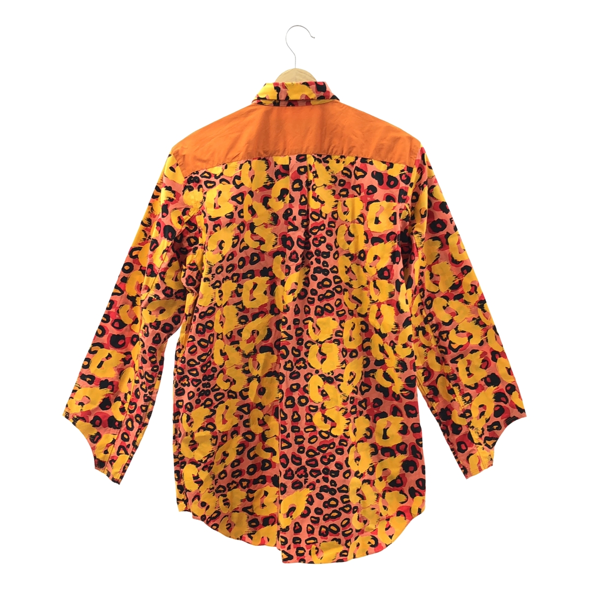 BLACK COMME des GARCONS / ブラックコムデギャルソン | 2021SS | 袖断ち切り コットン レオパード シャツ | L | メンズ