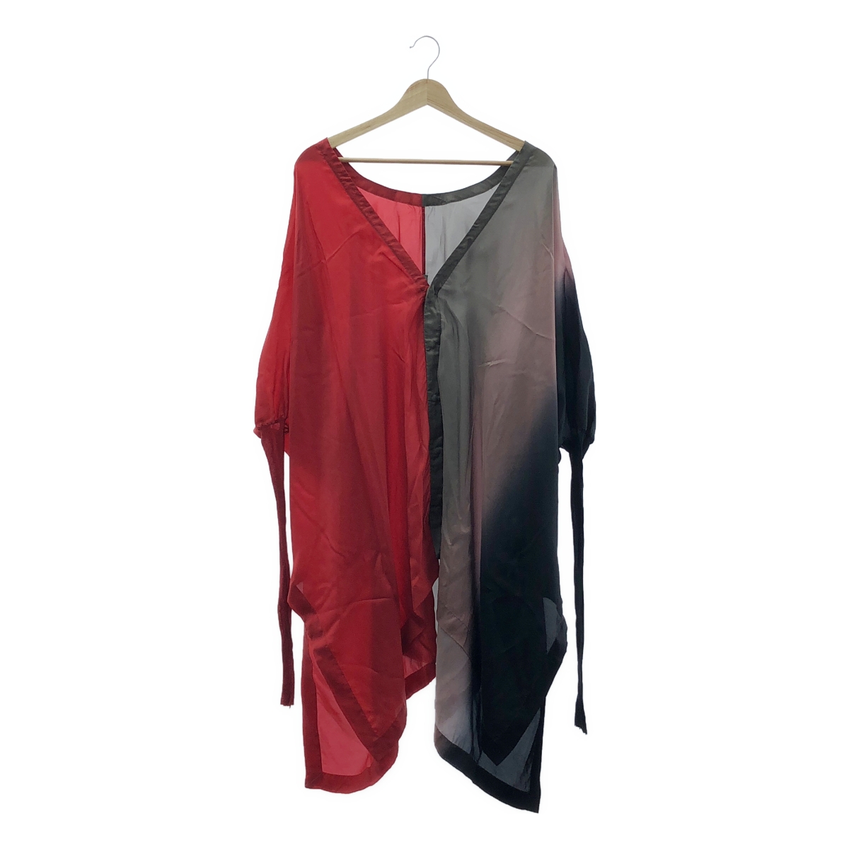 Rick Owens / リックオウエンス | 2024SS | LIDO CARDINAL キュプラ コットン スリーブ切替 シャツ | F | レディース