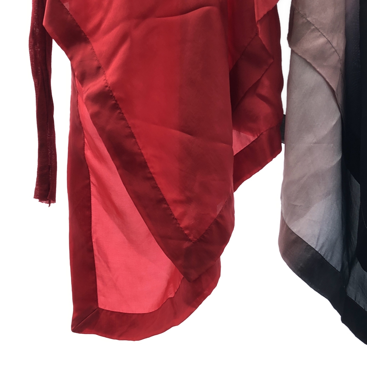 Rick Owens / リックオウエンス | 2024SS | LIDO CARDINAL キュプラ コットン スリーブ切替 シャツ | F | レディース