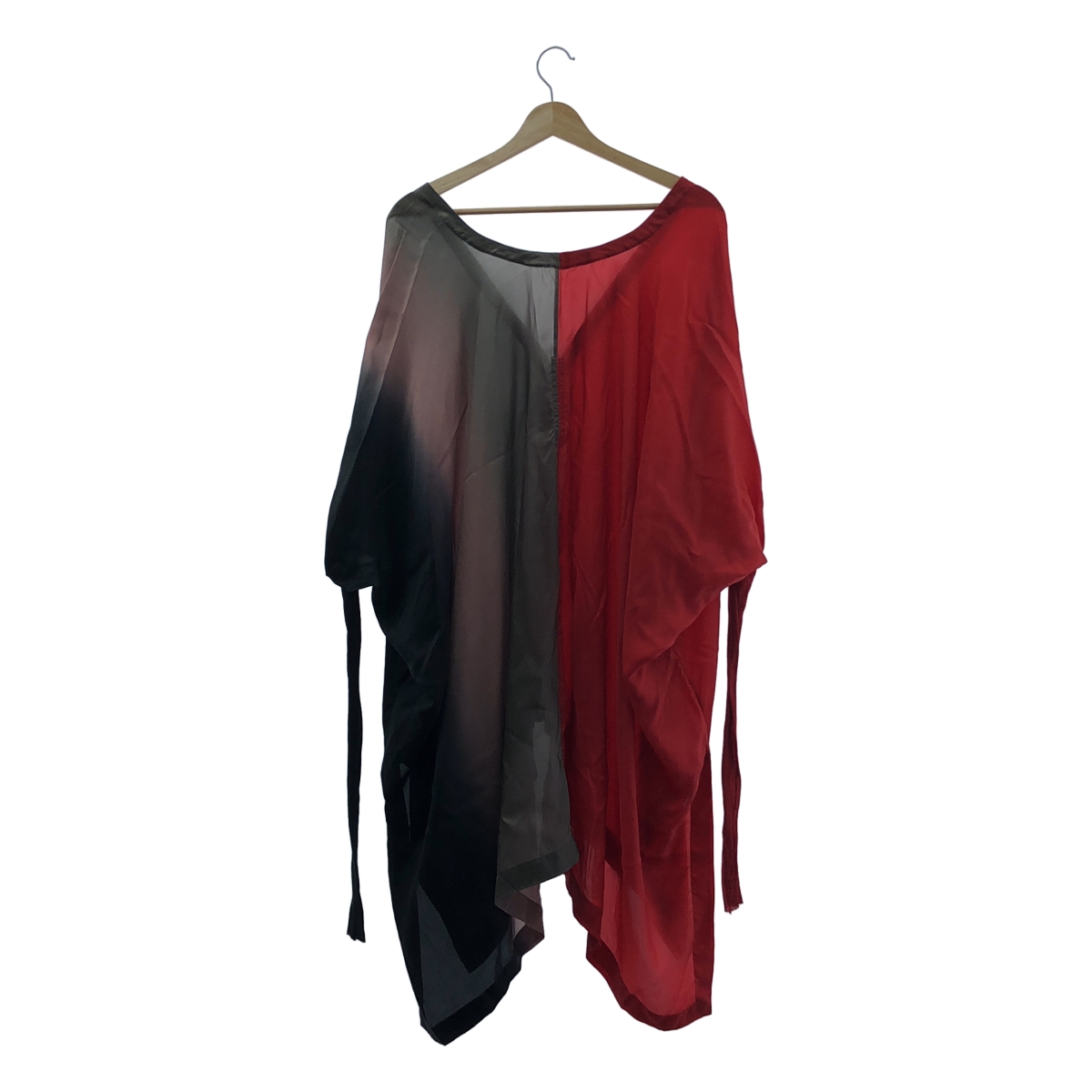 Rick Owens / リックオウエンス | 2024SS | LIDO CARDINAL キュプラ コットン スリーブ切替 シャツ | F | レディース