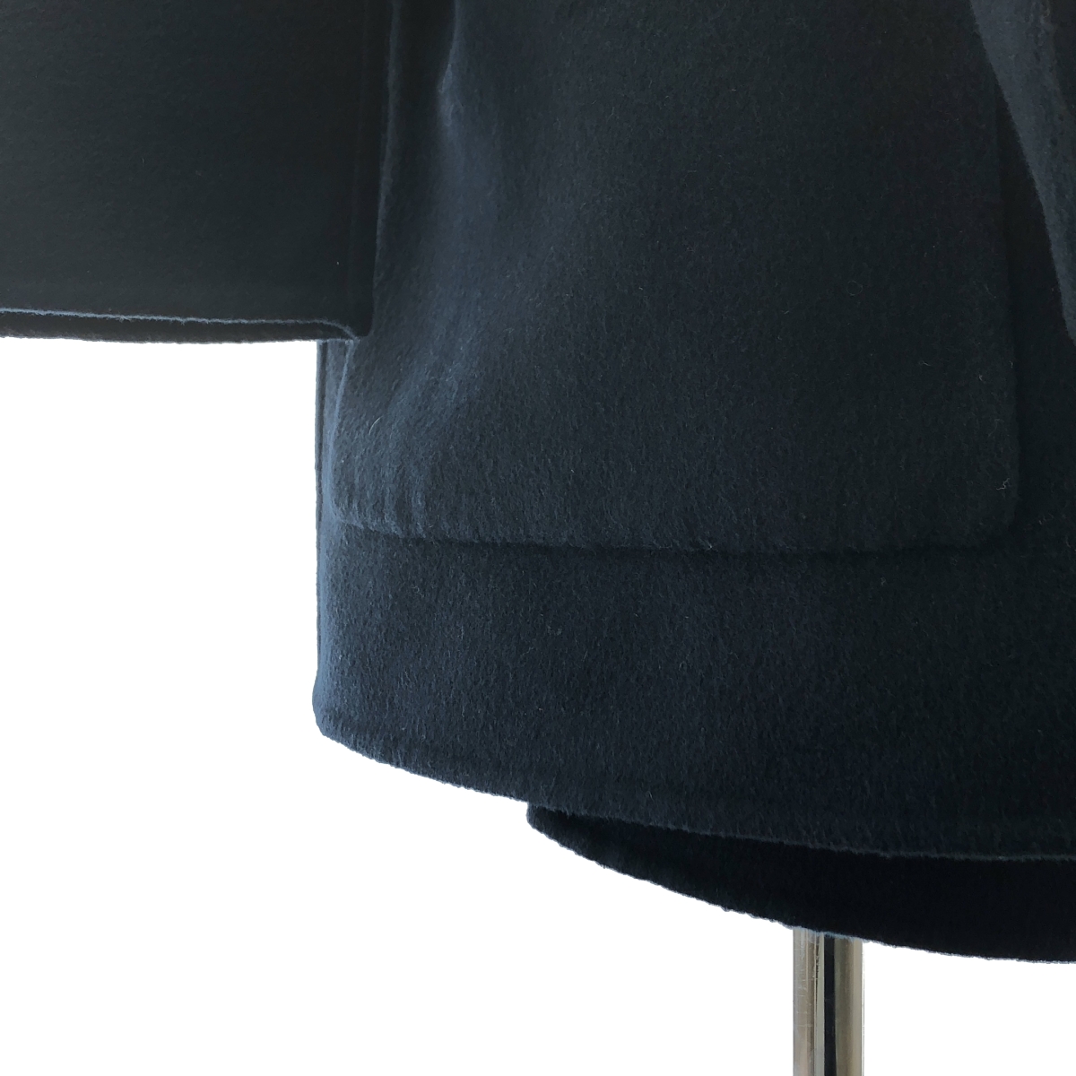 HERMES / エルメス | 2023AW | カシミヤ ハイネック ベルテッド ガウンコート | 40 | レディース