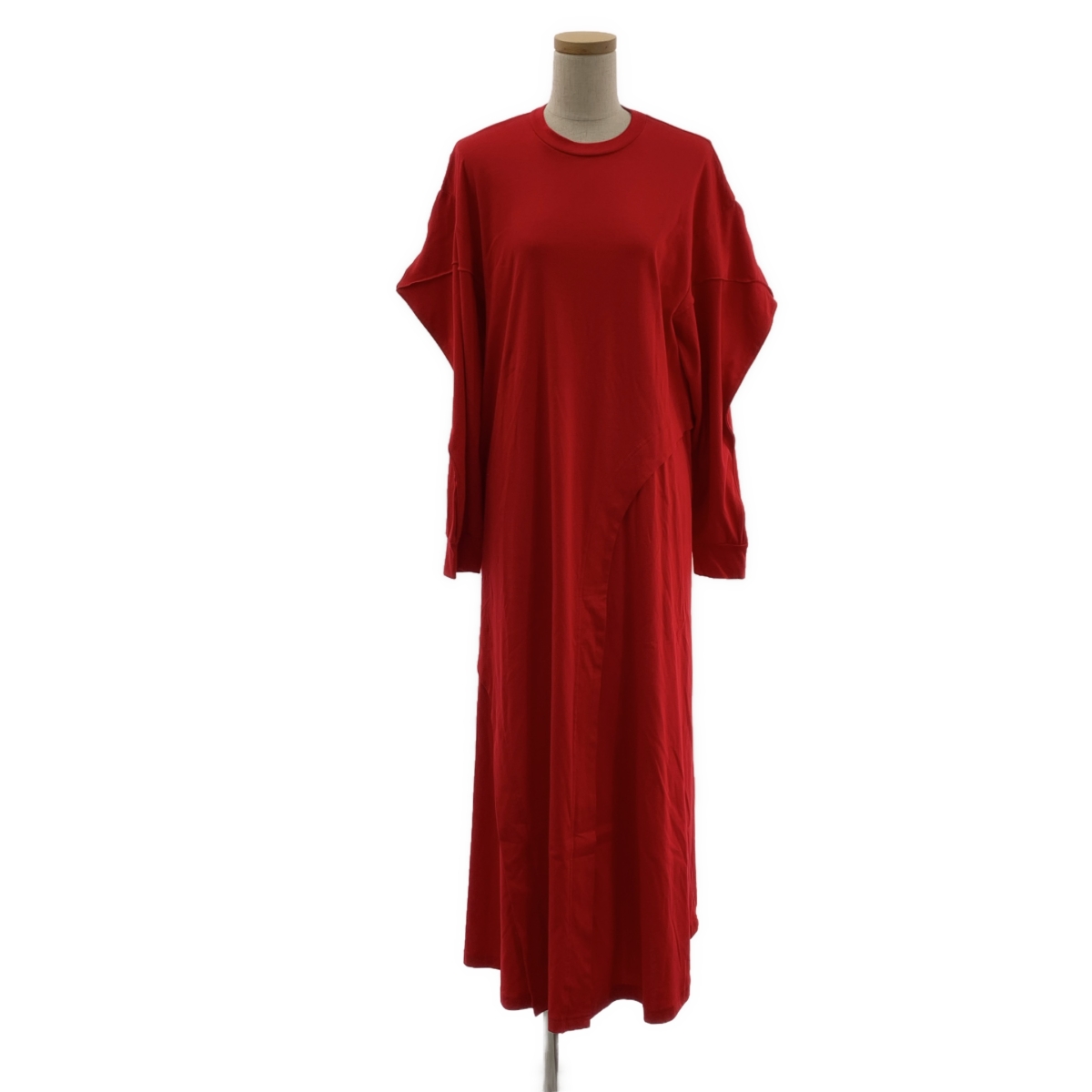 nagonstans / ナゴンスタンス | drape square easycare dress ドレープ スクエア イージーケア ドレス | M | レディース