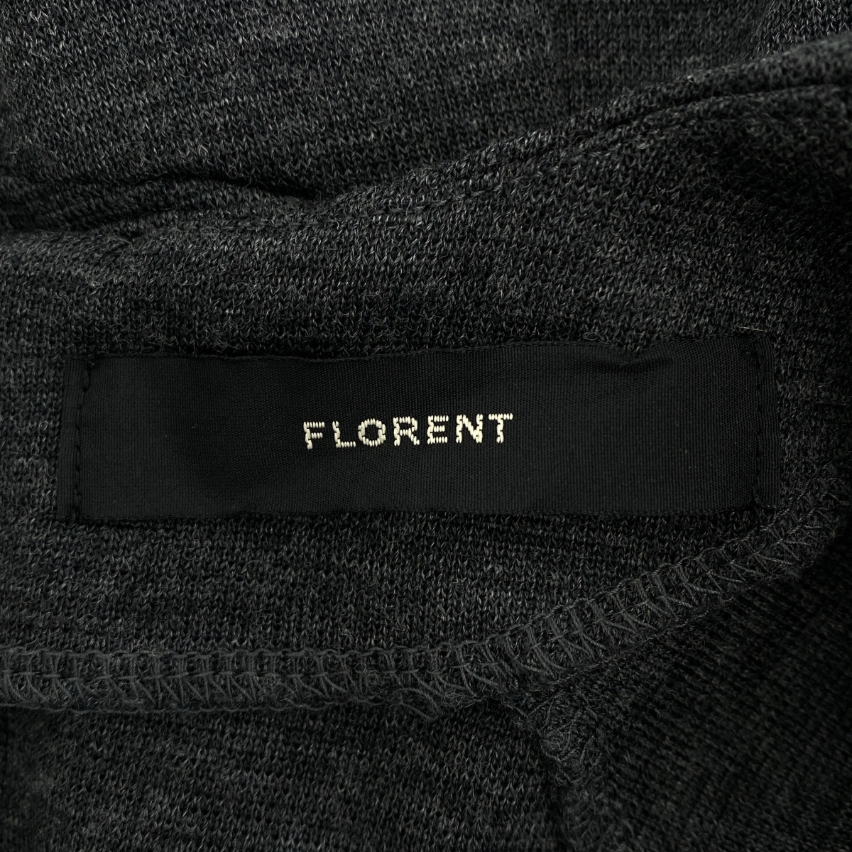 FLORENT / フローレント | ウール ラウンドカット バックジップ ニット |