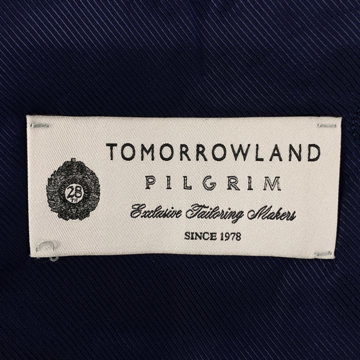 TOMORROWLAND PILGRIM / トゥモローランド ピルグリム | CARLO BARBERA 社製 ウール シルク ヘリンボーン 2B テーラードジャケット | 48 | メンズ