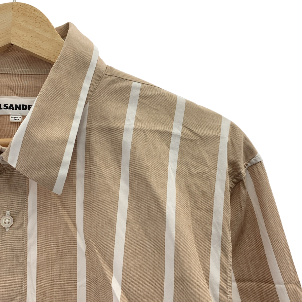 JIL SANDER / ジルサンダー | コットン ストライプ シャツ | 42 | メンズ