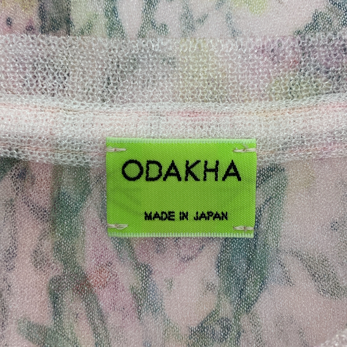 ODAKHA / オダカ | 2025SS | 総柄 シアー ブラウス カットソー | 1 | レディース