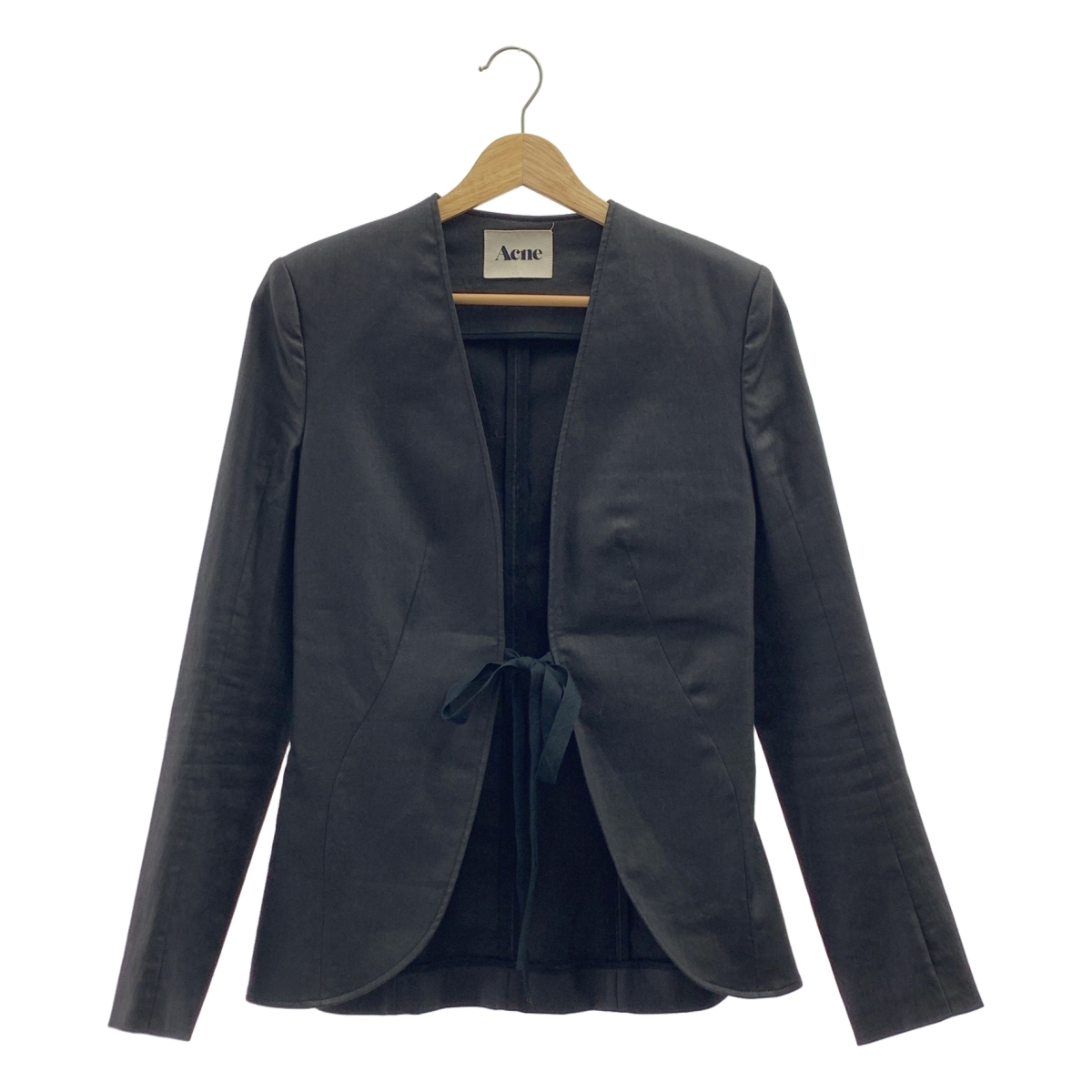 Acne / アクネ | ノーカラー ジャケット | 36 | レディース