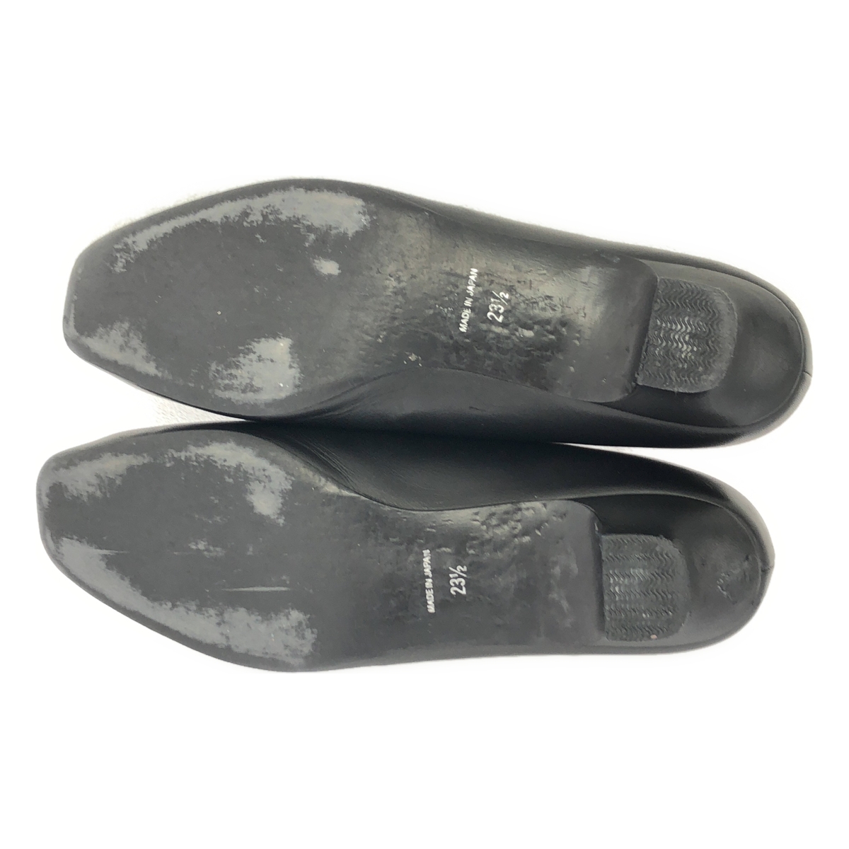 Mame Kurogouchi / マメクロゴウチ | Curved Line Low Heel Slipon / レザー ヒール スリッポン シューズ | 23 1/2 | レディース