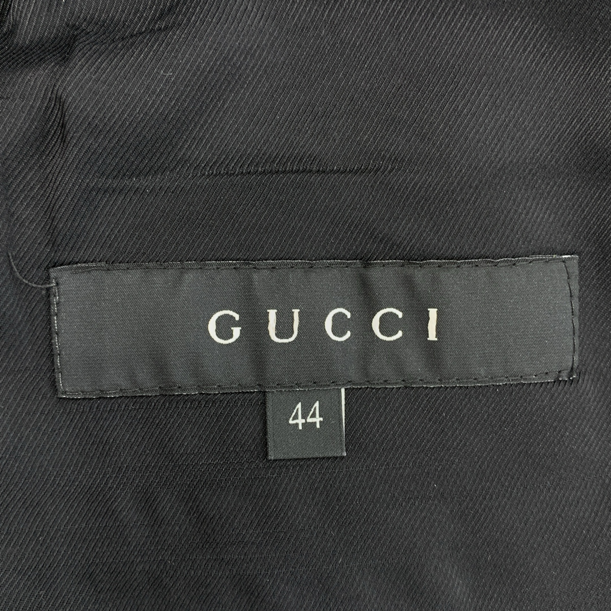 GUCCI / グッチ | インターロッキング GGロゴ エンブロイダリー 2B テーラードジャケット / 総裏地 | 44 | レディース
