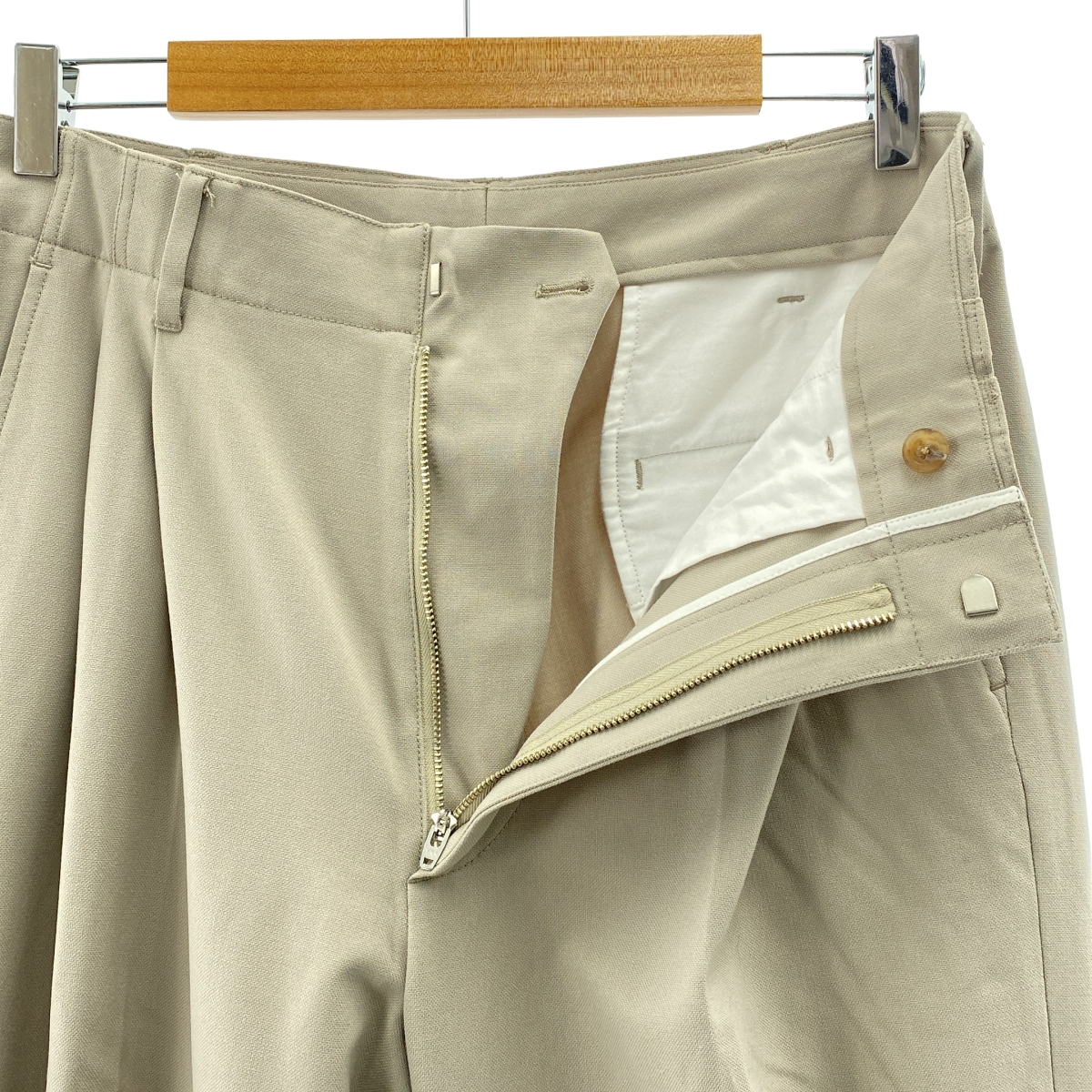 steven alan / スティーブンアラン | P/R/PU OX 2PLEATED PANTS-BOLD / 2タック スラックス パンツ | S | メンズ