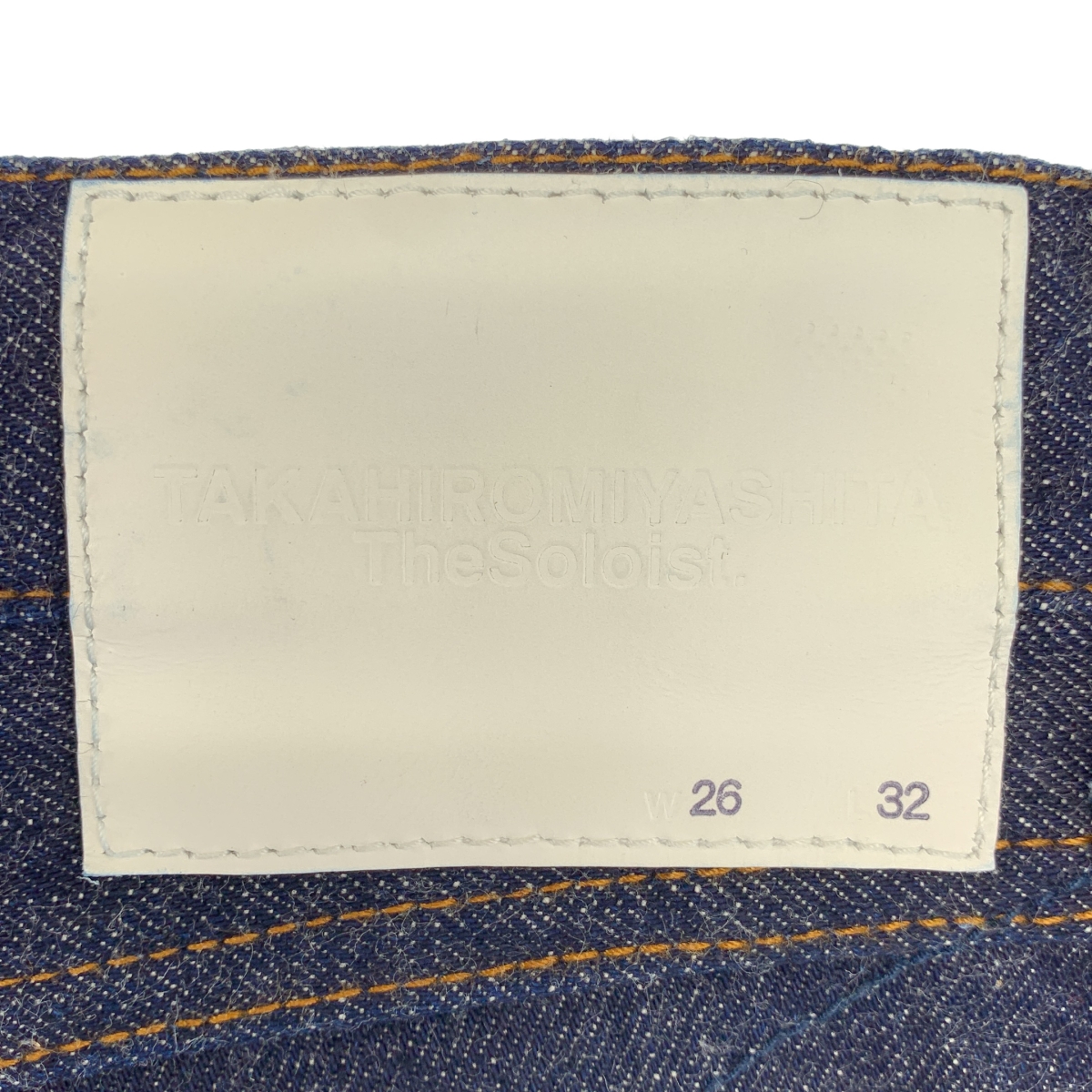 TAKAHIROMIYASHITA The Soloist / タカヒロミヤシタザソロイスト | lone star classic tight straight jean スター刺しゅう セルビッチ ストレート デニムパンツ | 26 | レディース