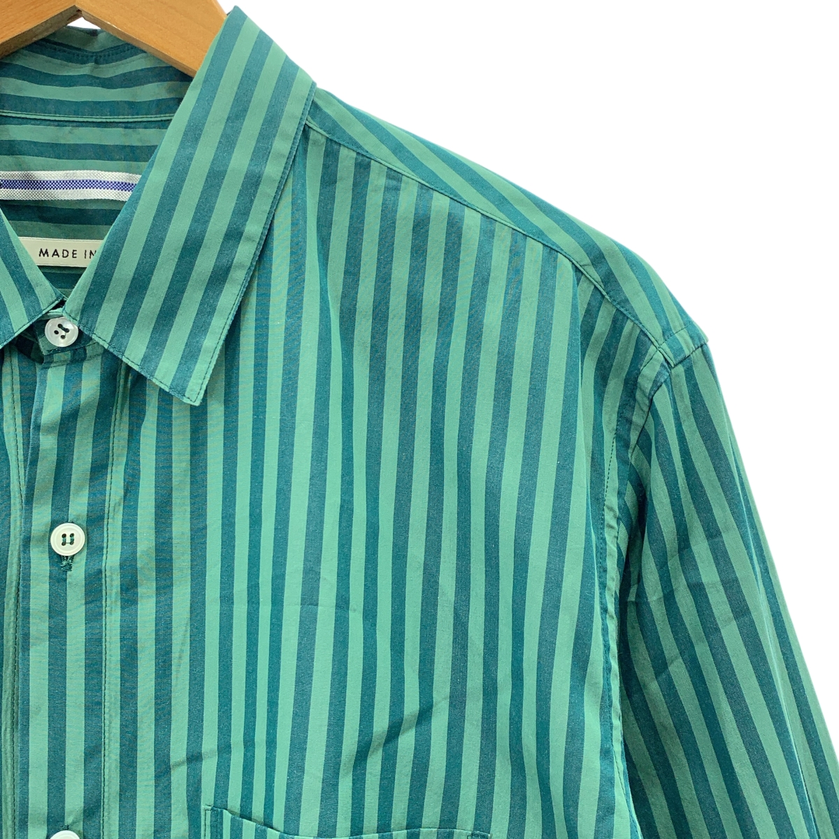 Cristaseya / クリスタセヤ | 2022SS | CLASSIC COLLAR SHIRT ストライプ クラシックカラーシャツ | L | メンズ