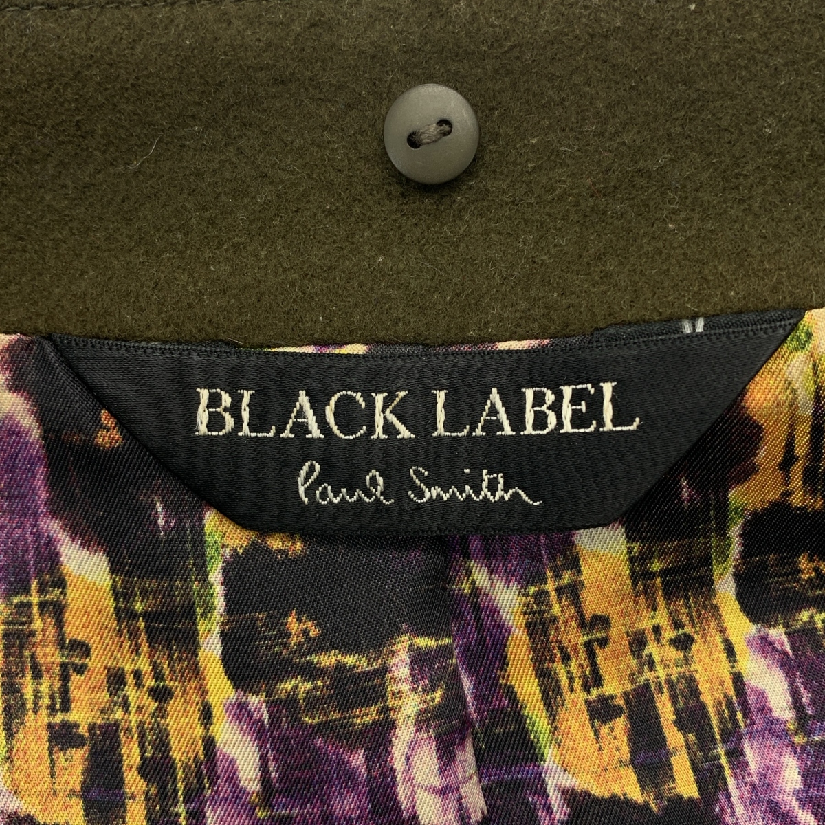 Paul Smith / ポールスミス | BLACK LABEL / ブラックレーベル ウール ベルテッド ダブルコート / ファー着脱可 | 38 | レディース
