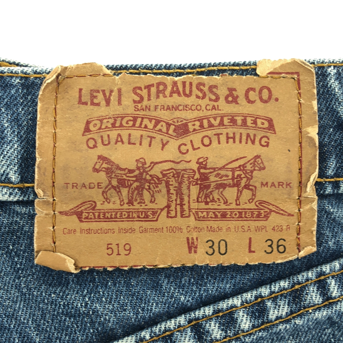Levi's / リーバイス | ヴィンテージ USA製 519 ストレート デニムパンツ | 30 | メンズ