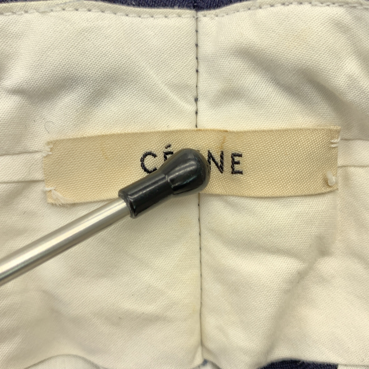CELINE / セリーヌ | by Phoebe Philo フィービー / ウール テーパード パンツ | 36 | レディース