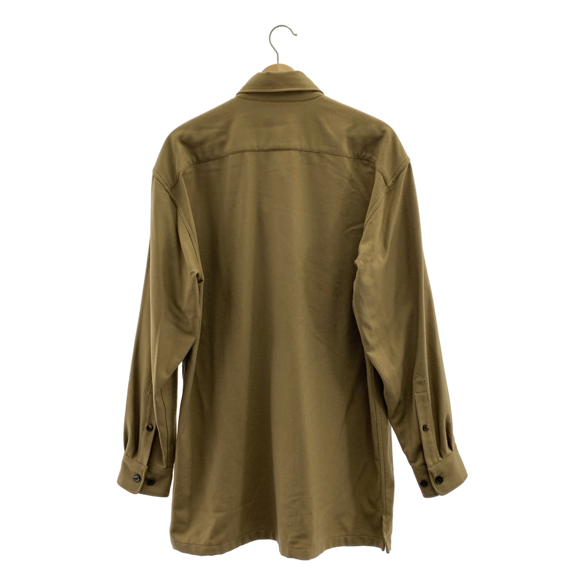 DRIES VAN NOTEN / ドリスヴァンノッテン | ダブルポケット ミリタリー オーバー ロングシャツ | S | レディース