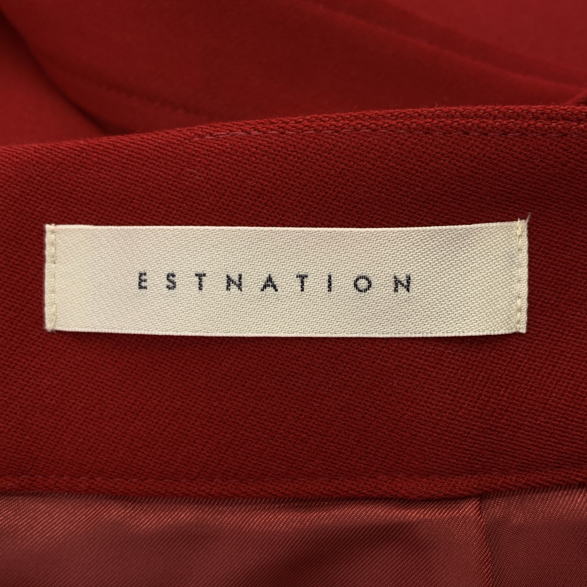ESTNATION / エストネーション | ベルテッド バックスリット スカート / 総裏地 | 38 | レディース