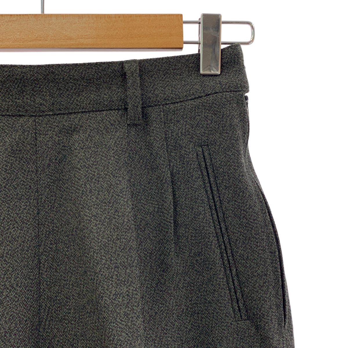 Maison Margiela / メゾンマルジェラ | 2020AW | ウール 2タック ワイド ハーフパンツ | 40 | レディース