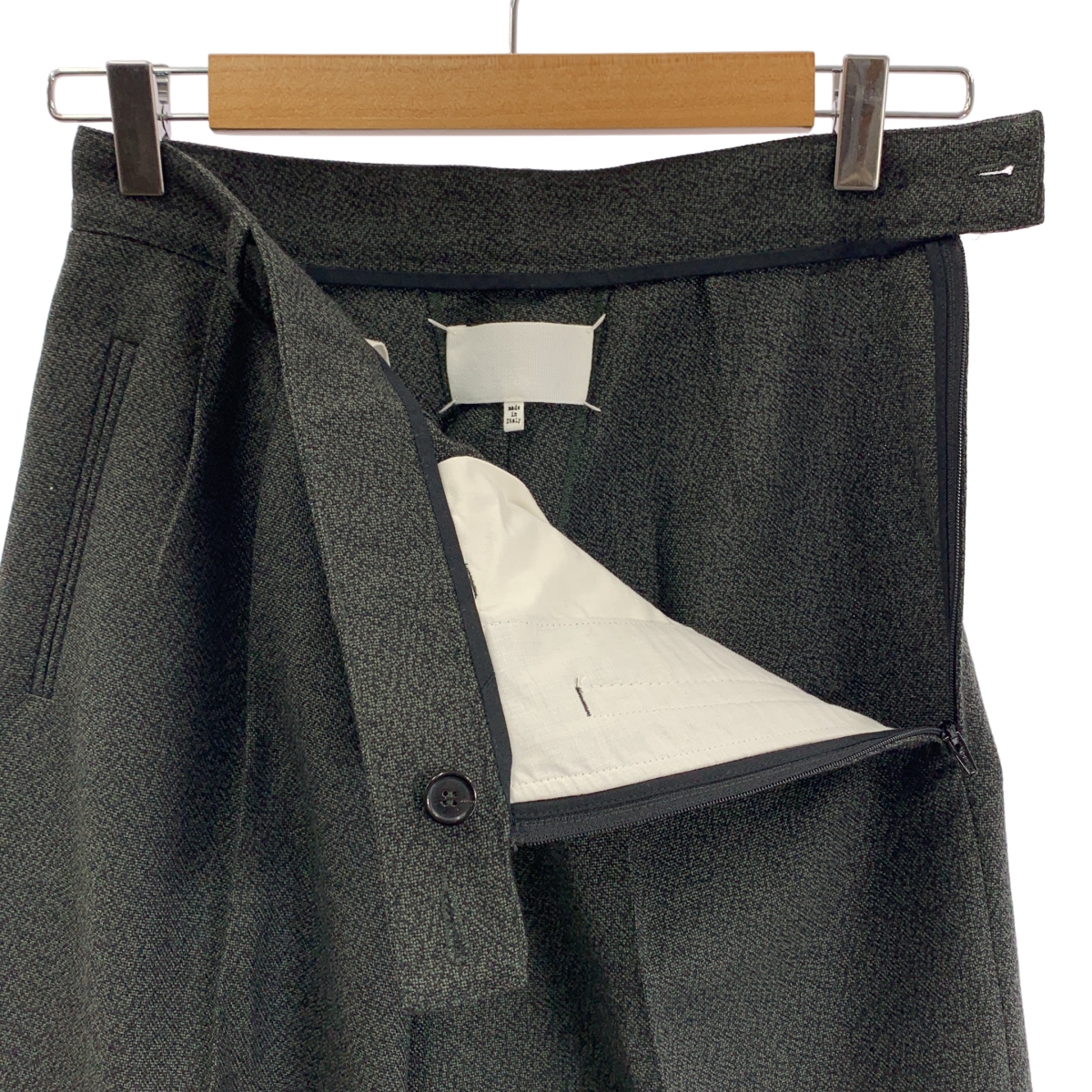 Maison Margiela / メゾンマルジェラ | 2020AW | ウール 2タック ワイド ハーフパンツ | 40 | レディース