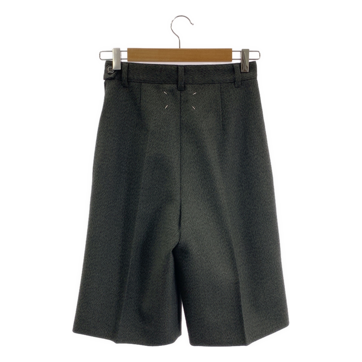 Maison Margiela / メゾンマルジェラ | 2020AW | ウール 2タック ワイド ハーフパンツ | 40 | レディース