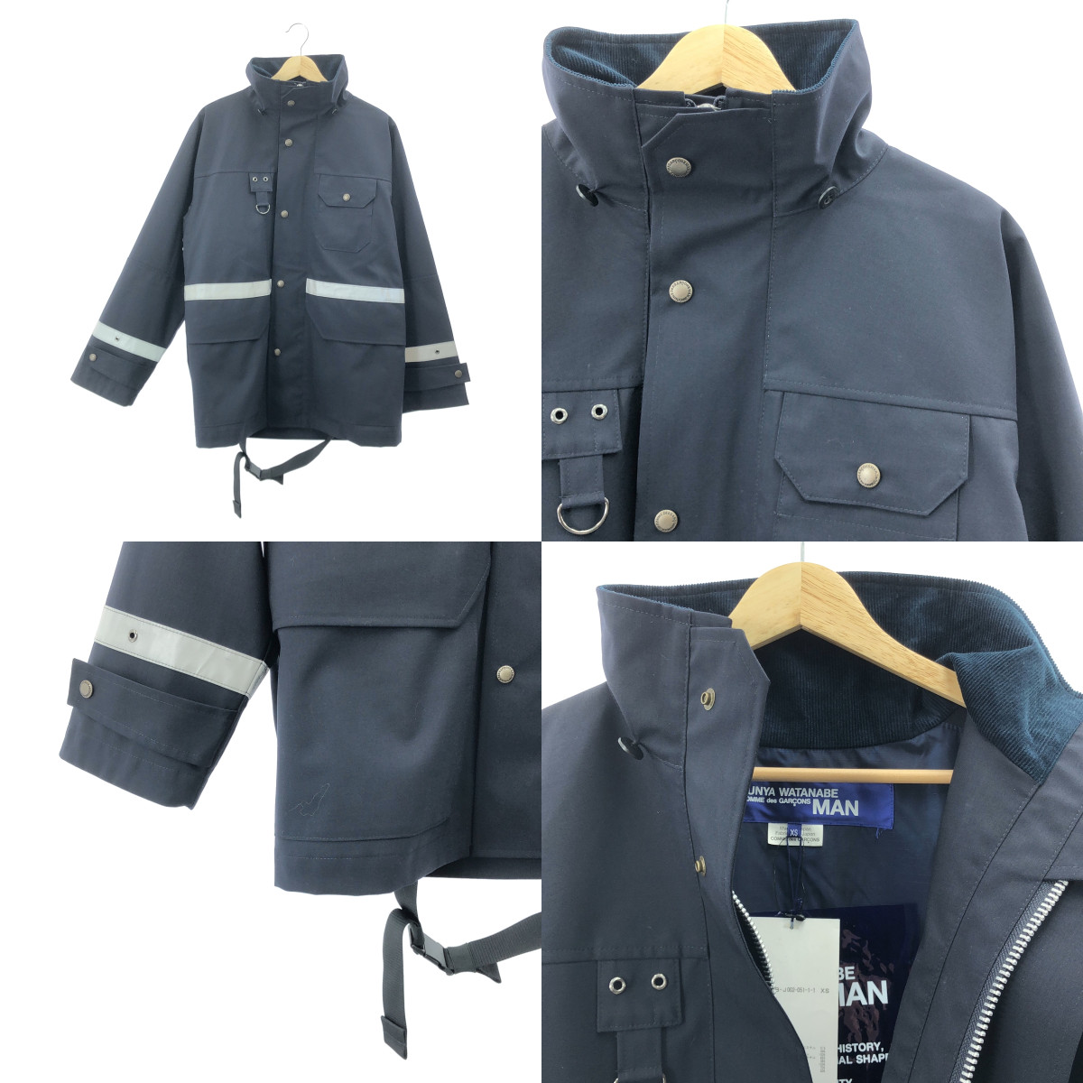 JUNYAWATANABE COMMEdesGARCONS MAN / ジュンヤワタナベマン | 2018AW | ファイヤーマン リフレクター オーバーサイズ マウンテン ジャケット | XS | メンズ