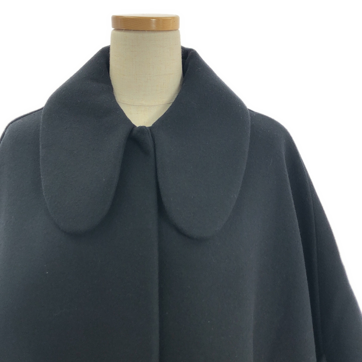 Simone Rocha / シモーネロシャ | ウール ラウンドカラー ケープコート | UK10 | レディース