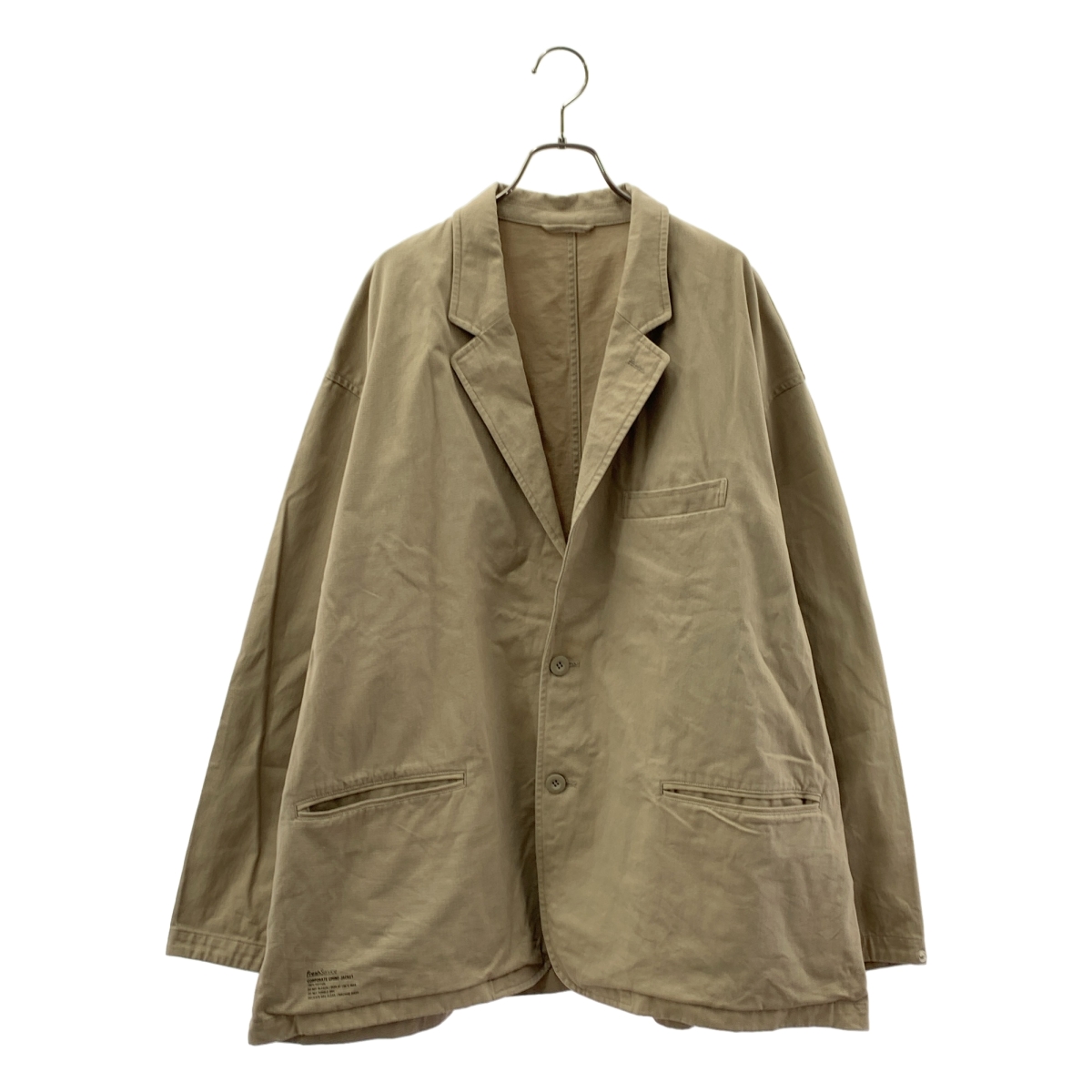 FreshService / フレッシュサービス | CORPORATE CHINO JACKET / チノ シングブルブレスト ジャケット | L | メンズ