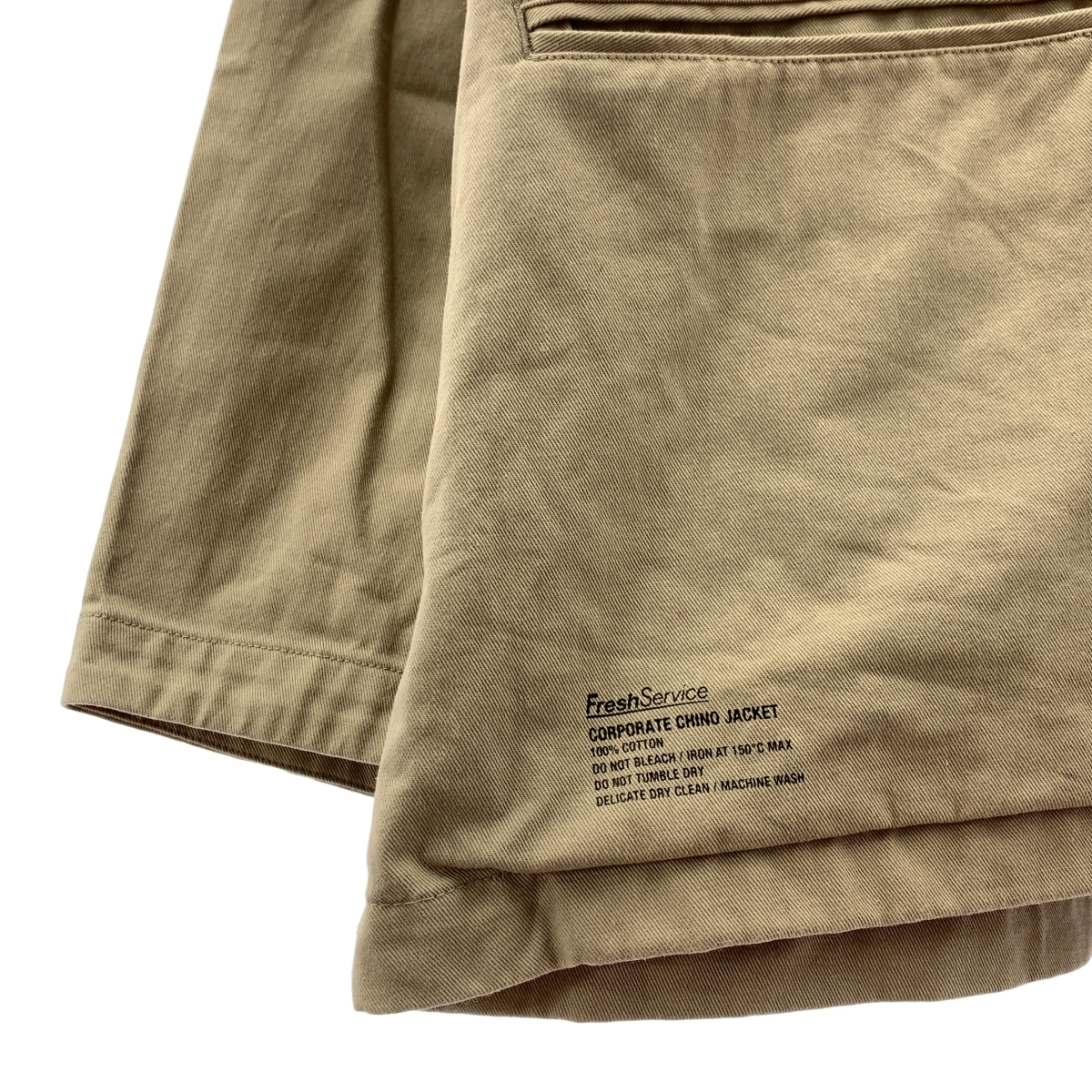 FreshService / フレッシュサービス | CORPORATE CHINO JACKET / チノ シングブルブレスト ジャケット | L | メンズ