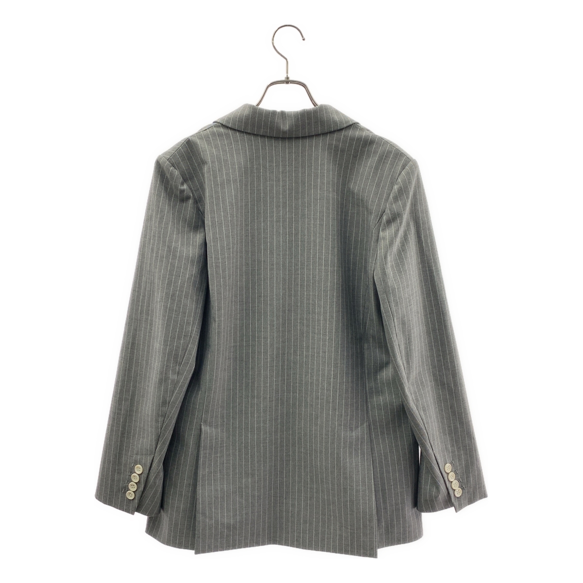 LaTotalite / ラトータリテ | 2024AW | ストライプ シングルボタン テーラードジャケット | 36 | レディース