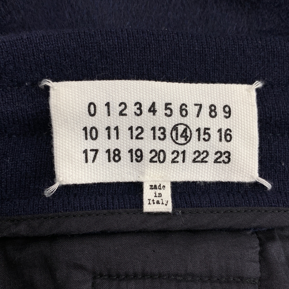 Maison Martin Margiela / メゾンマルタンマルジェラ | 2013AW | カシミヤ ドローストリングス スラックス パンツ | 50 | メンズ