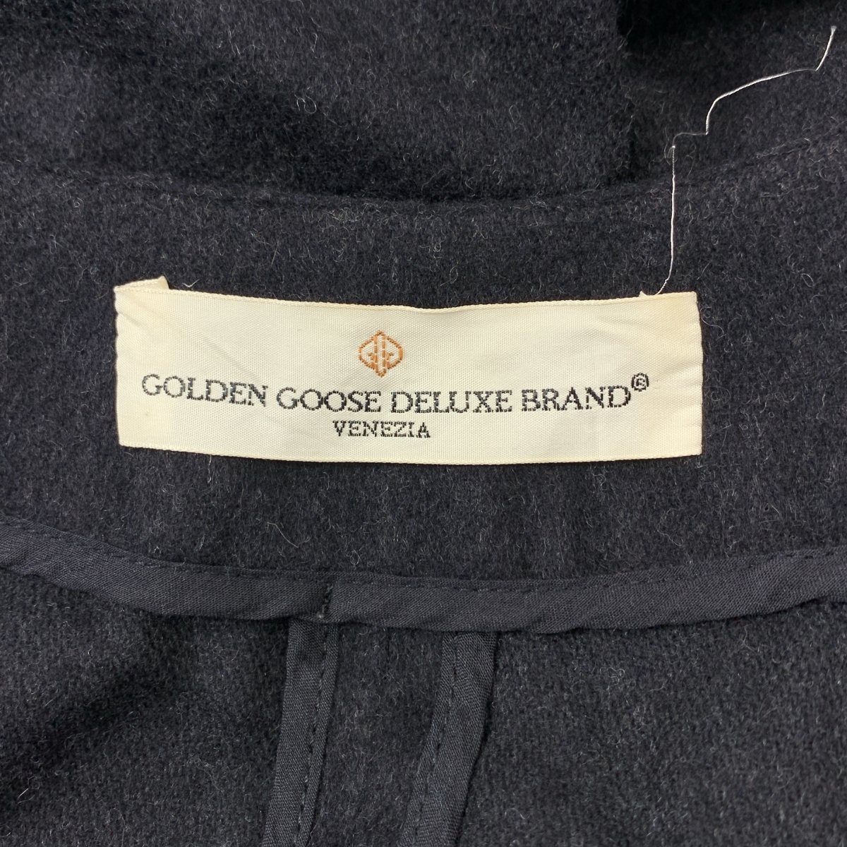 GOLDEN GOOSE / ゴールデングース | ウール ベルテッド ノーカラー コート | XS | レディース
