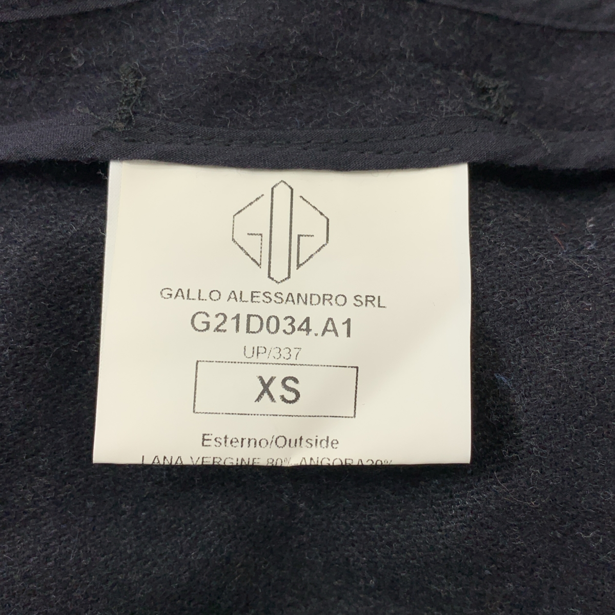 GOLDEN GOOSE / ゴールデングース | ウール ベルテッド ノーカラー コート | XS | レディース