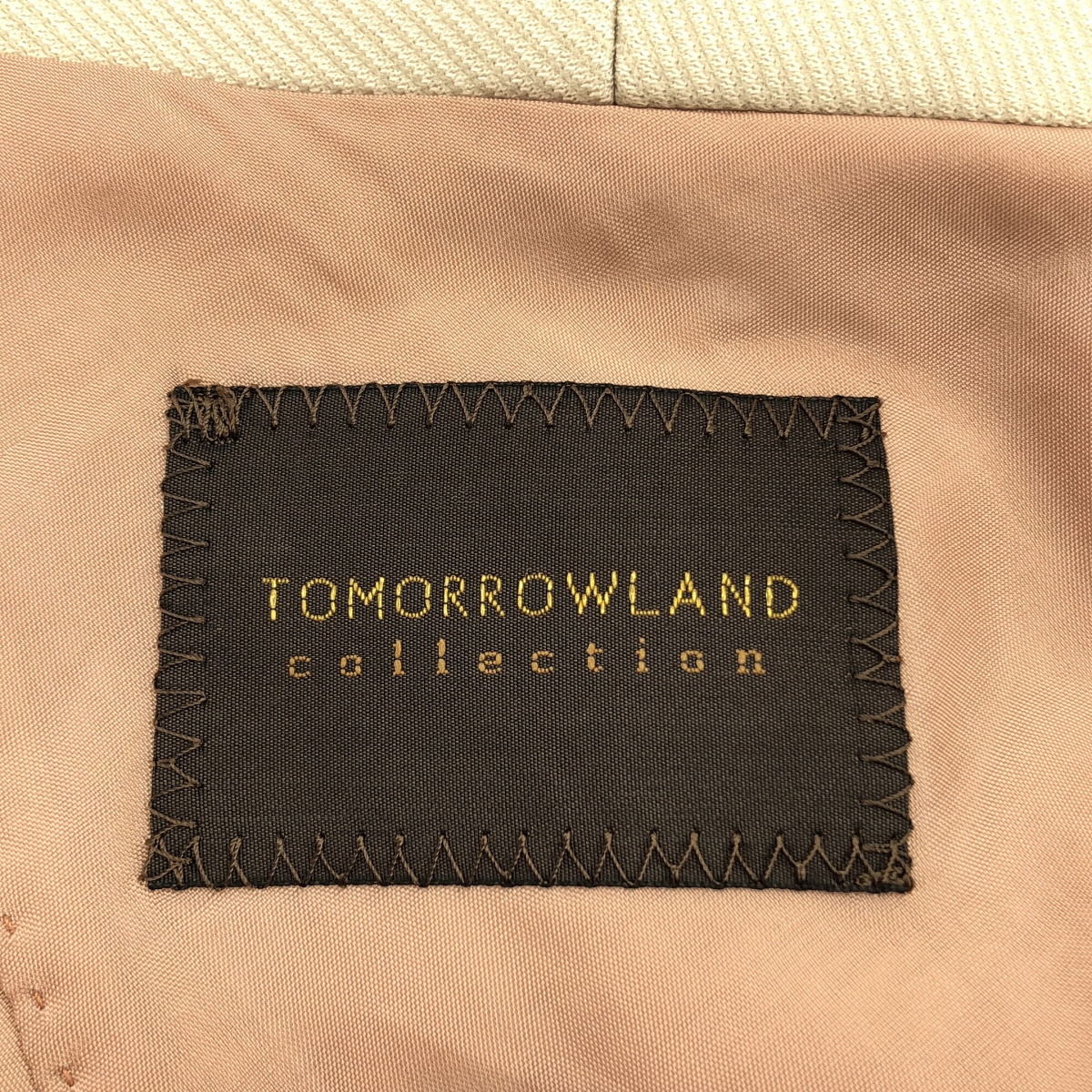 TOMORROWLAND collection / トゥモローランドコレクション | カルゼサーキュラー ノーカラー ジャケット | 36 | レディース