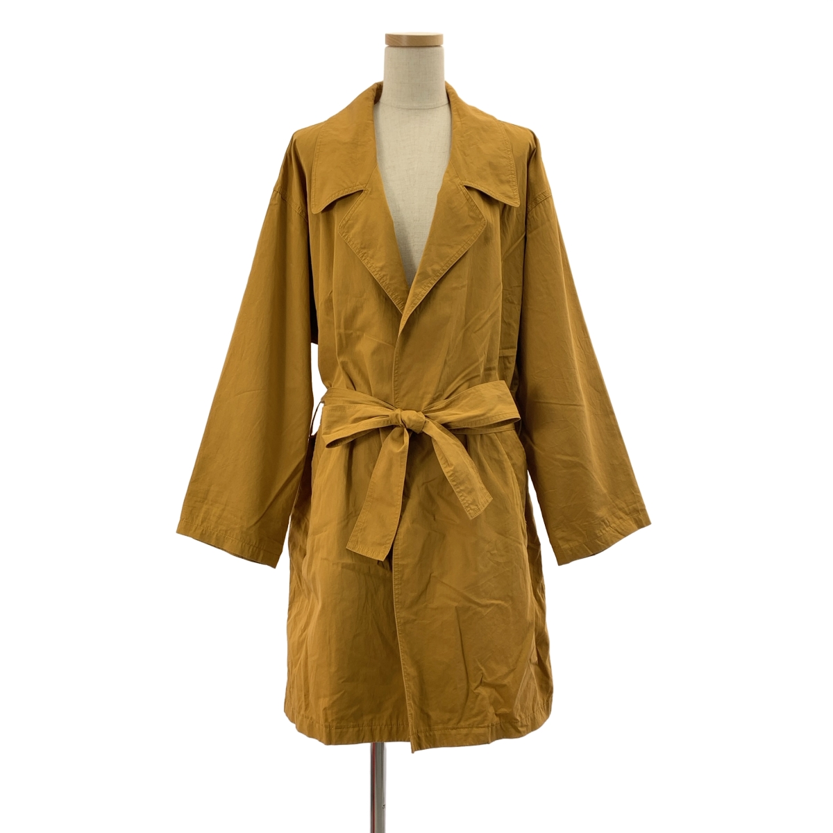 MUSE de Deuxieme Classe / ミューズドゥーズィーエムクラス | コットン ベルテッド シングルコート | F | レディース