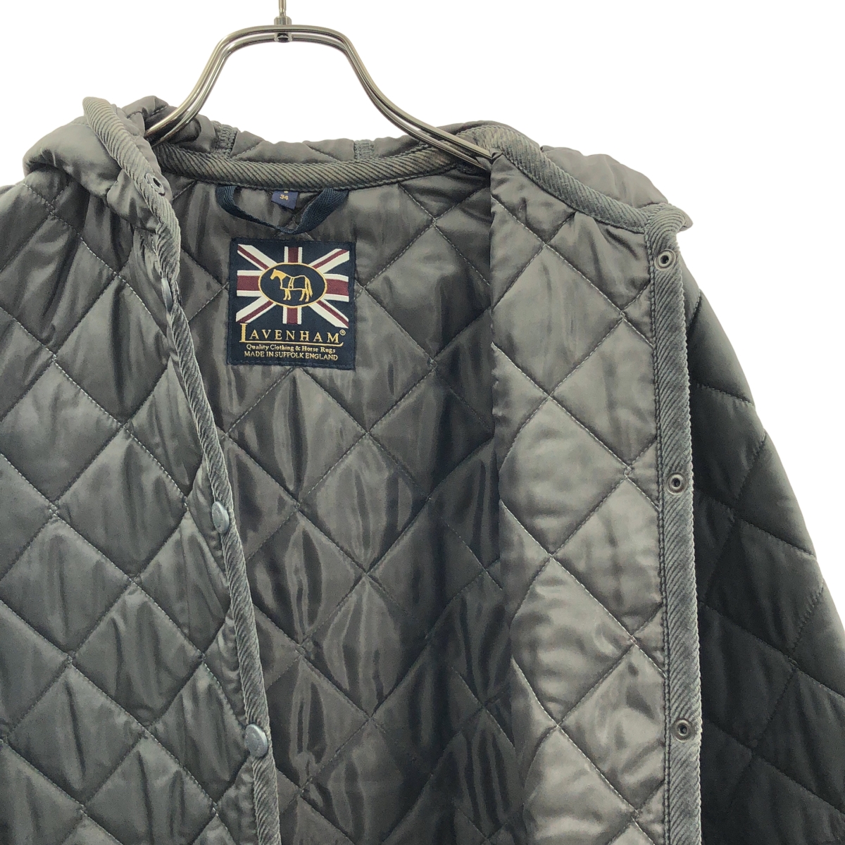 LAVENHAM / ラベンハム | キルティング フーデッド ジャケット | 34 | レディース