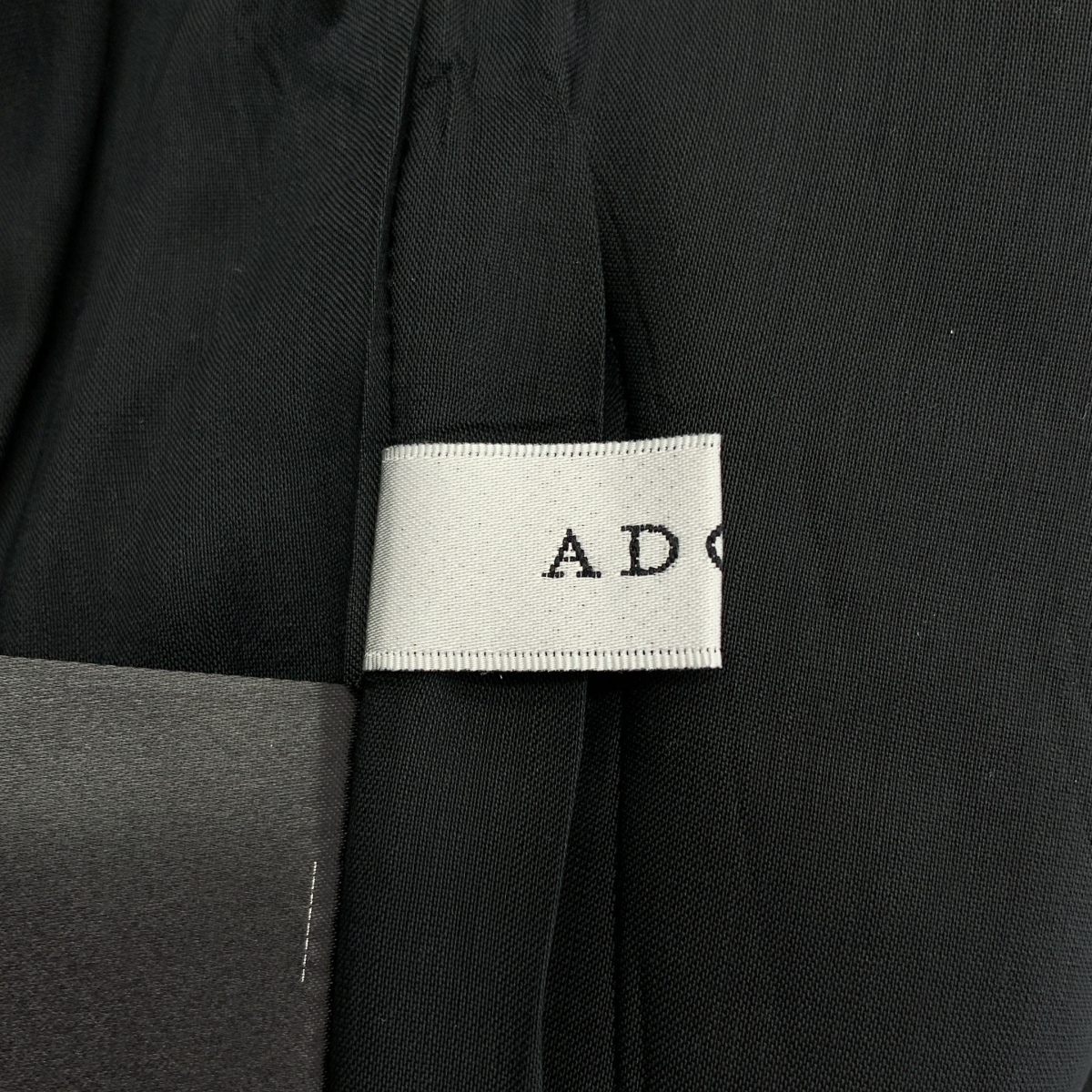 ADORE / アドーア | センタープレス バックウエストゴム サイドジップ スラックス パンツ | 36 | レディース