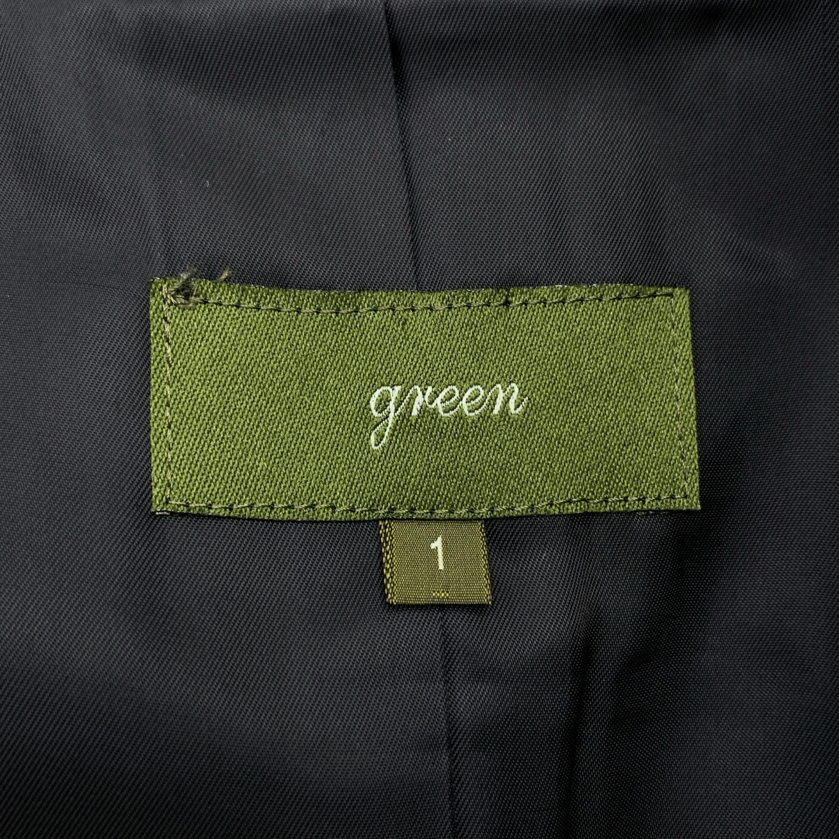 green / グリーン | ウール 金ボタン スタンドカラー ロングコート | 1 | レディース