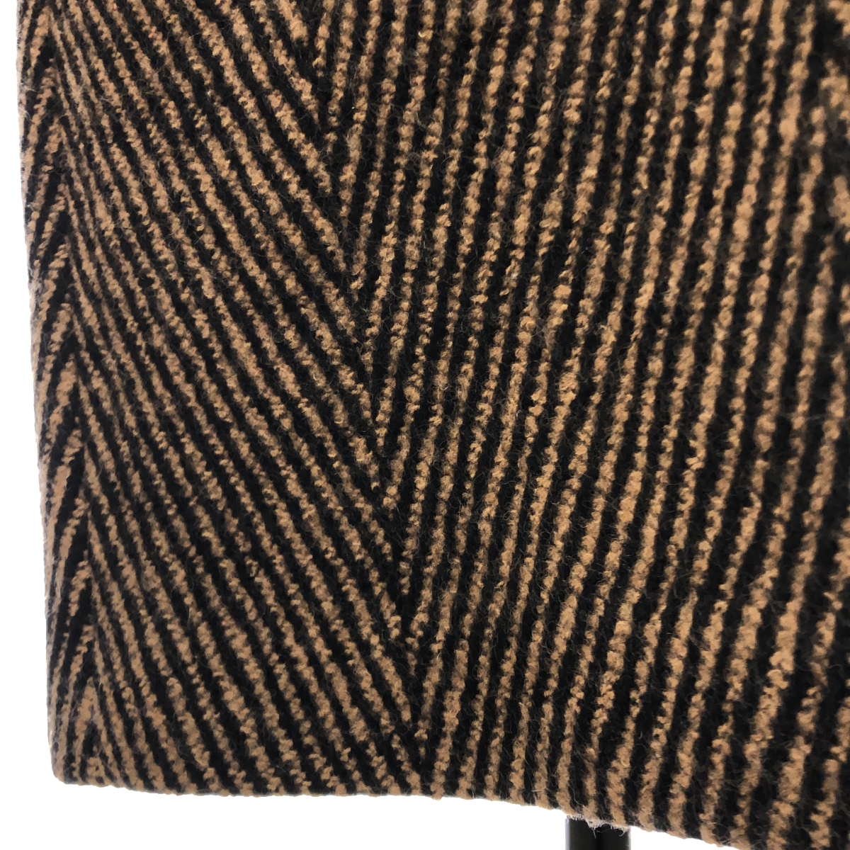 DRIES VAN NOTEN / ドリスヴァンノッテン | 2017AW | ウール ボタンレス シングル オーバーコート / 総裏地 | XS | レディース