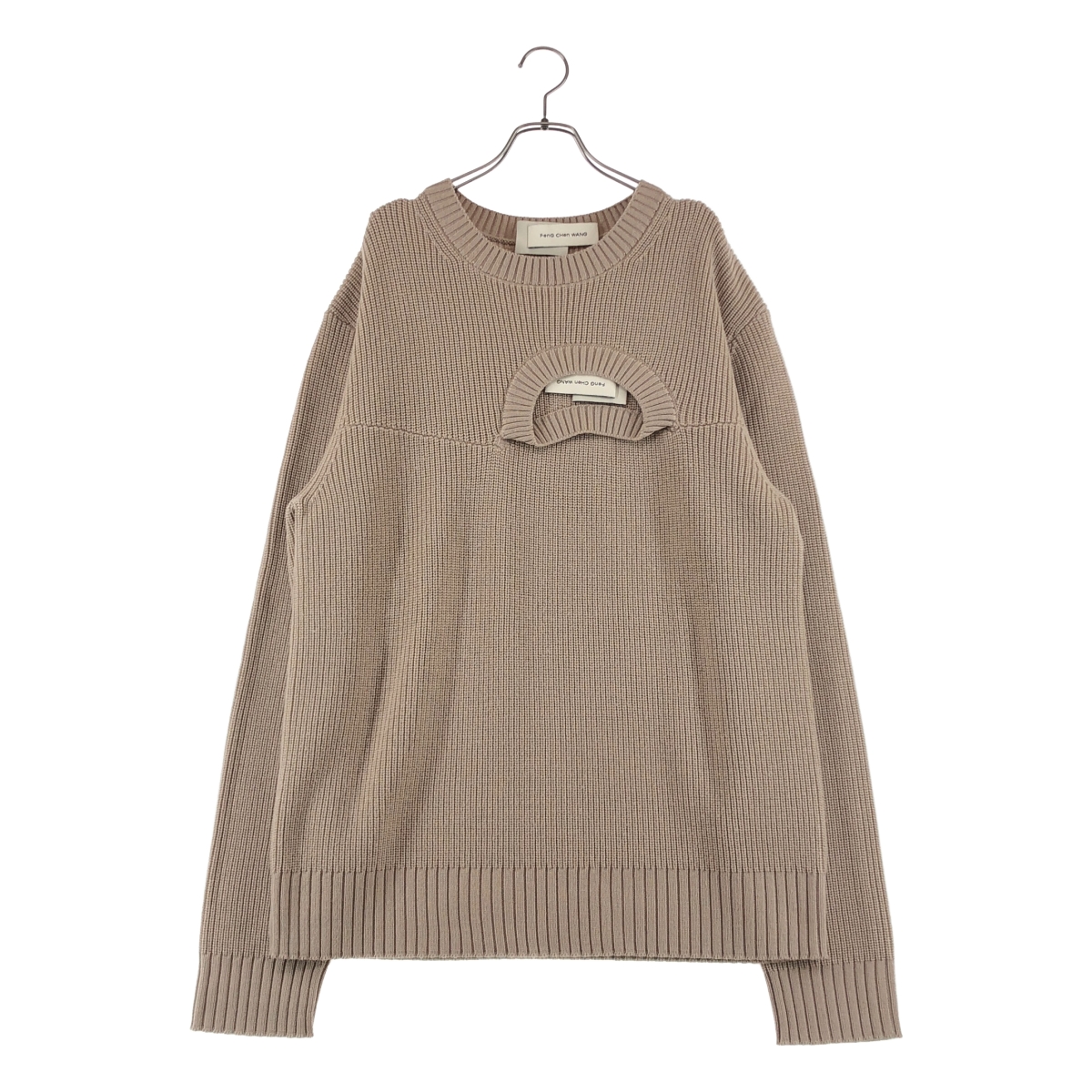 FenG CHen WANG / フェンチェンワン | DOUBLE CREW NECK KNIT ダブルクルーネック ニット | M | メンズ