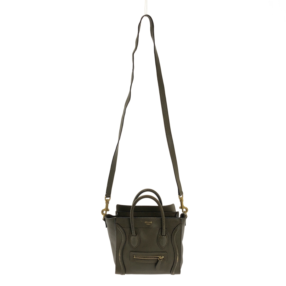CELINE / セリーヌ | ナノショッパー レザー 2way ショルダーバッグ |