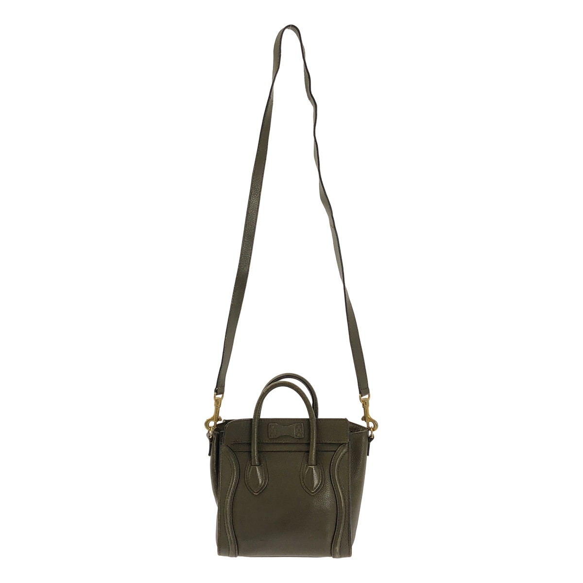 CELINE / セリーヌ | ナノショッパー レザー 2way ショルダーバッグ |