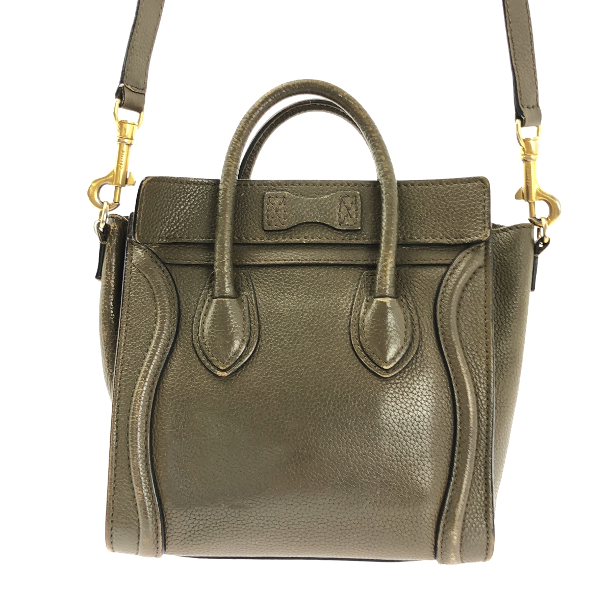 CELINE / セリーヌ | ナノショッパー レザー 2way ショルダーバッグ |