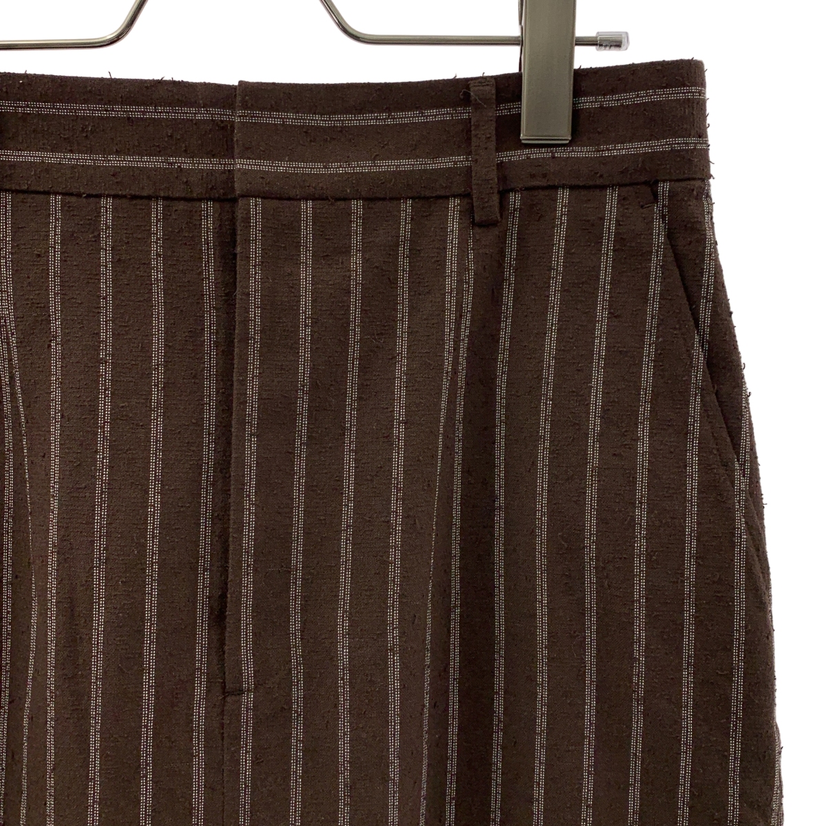 Shinzone / シンゾーン | 2025SS | Marisol別注 NOSTALGIC STRIPED SKIRT ネップ ノスタルジック ストライプスカート | 38 | レディース