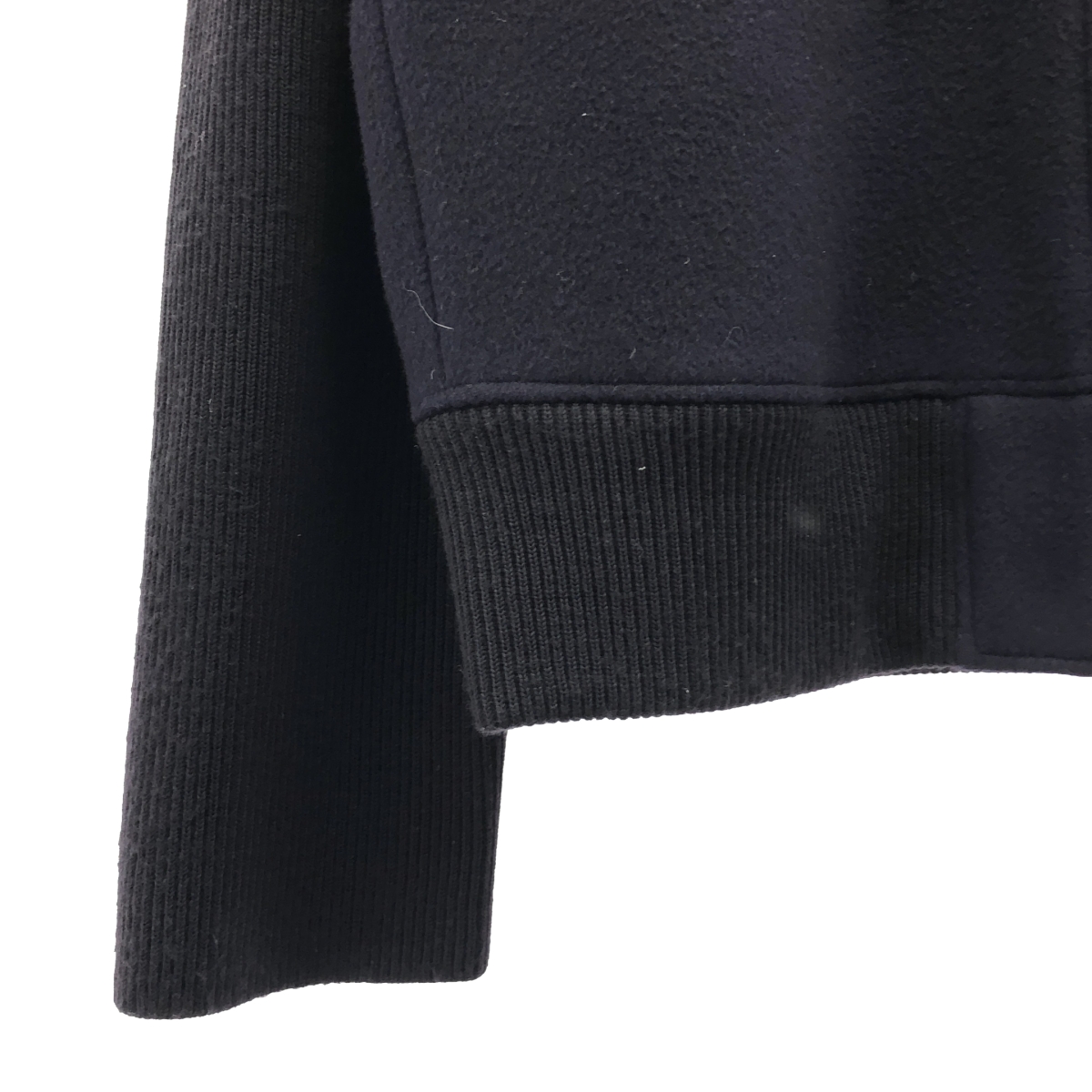OVERCOAT / オーバーコート | Collarless Zip-Up Blouson ウール ジップ ジャケット | F | メンズ